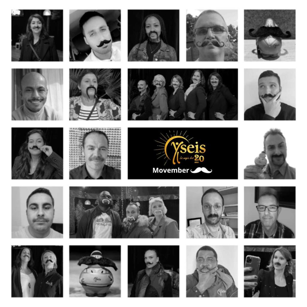Les YSEISSIENS se mobilisent pour Movember.